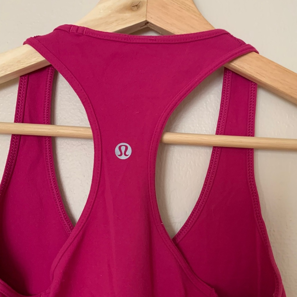 Lululemon pink Razorback tank - Picture 3 of 3